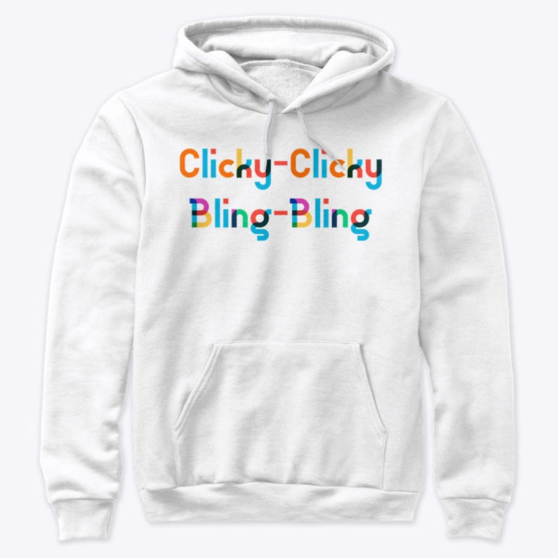 Instructional Design Shenanigans Clicky-clicky bling-bling hoodie